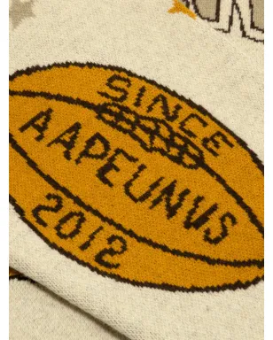 AAPE BY *A BATHING APE® グラフィックデザイン ボタン留めカーディガン - サムネイル3