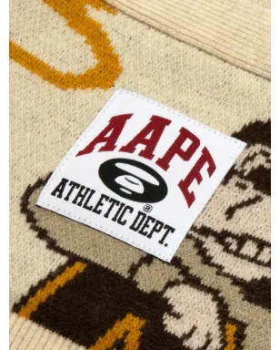 AAPE BY *A BATHING APE® グラフィックデザイン ボタン留めカーディガン - サムネイル4