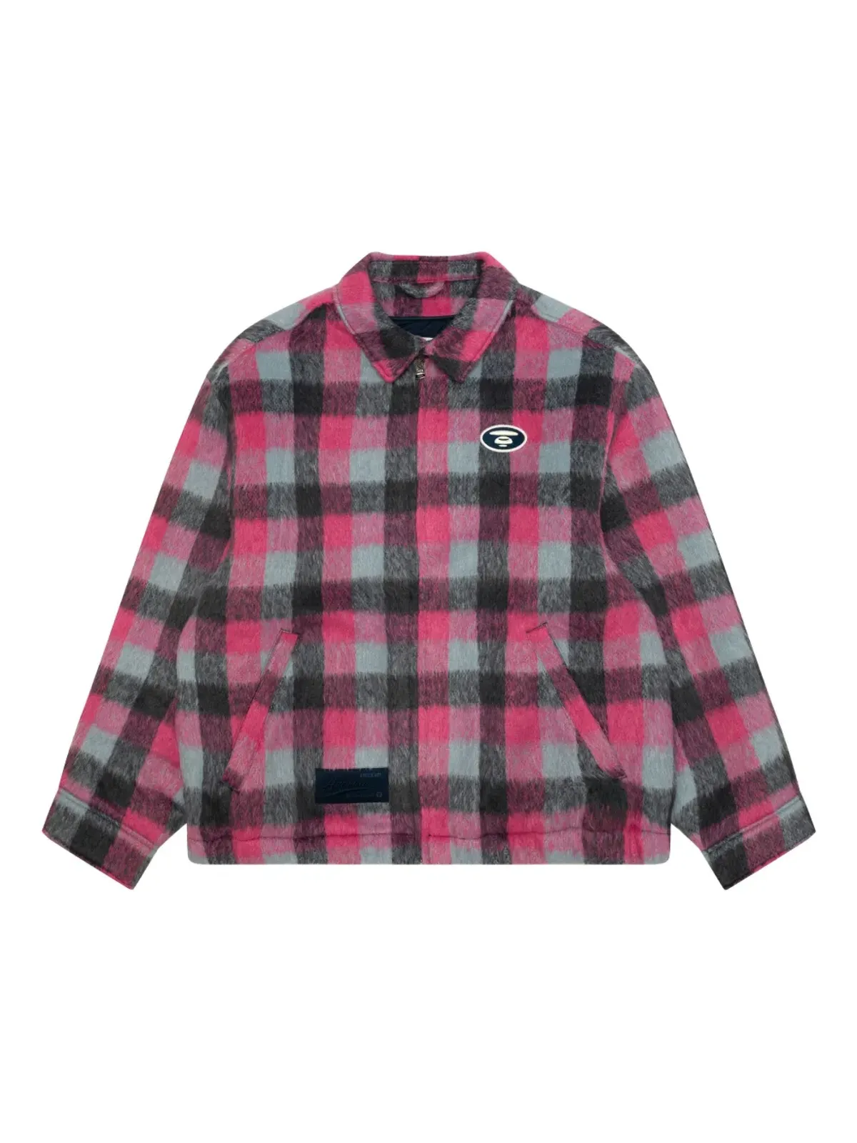AAPE BY *A BATHING APE® チェック柄ジップアップジャケット - 画像1