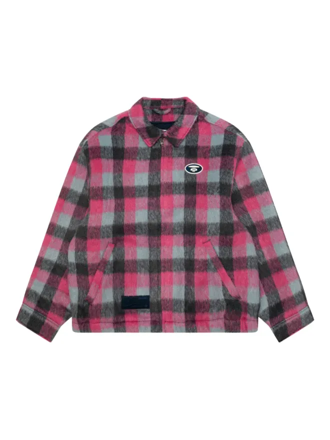 AAPE BY *A BATHING APE® AAPE BY *A BATHING APE® チェック柄ジップアップジャケットの商品画像