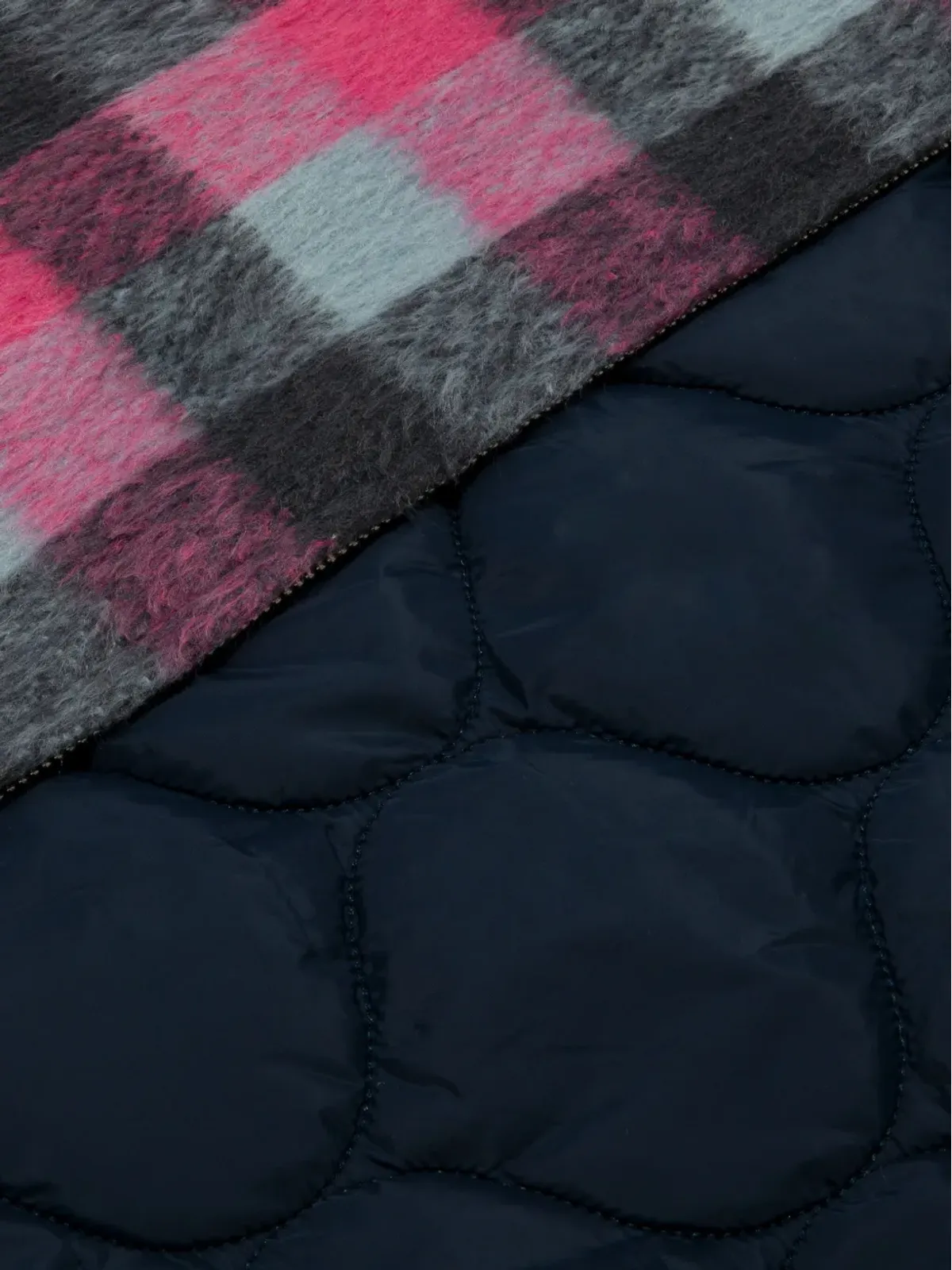 AAPE BY *A BATHING APE® チェック柄ジップアップジャケット - 画像5