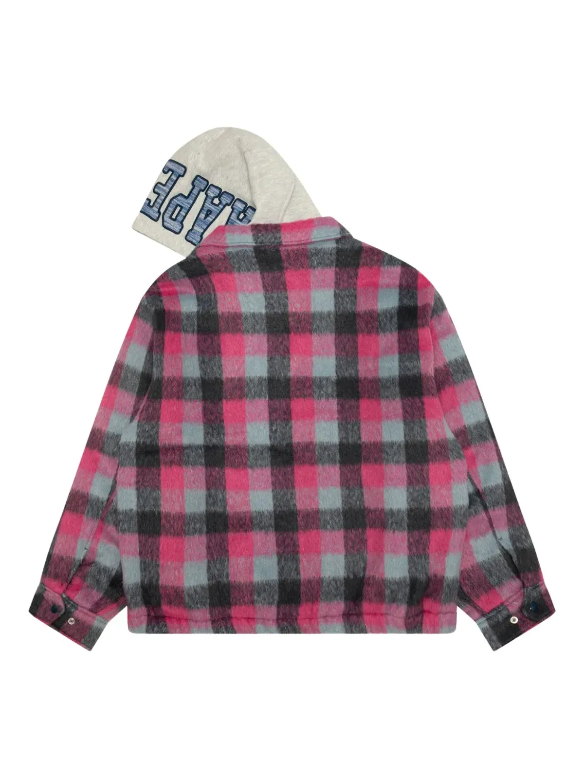AAPE BY *A BATHING APE® チェック柄ジップアップジャケット - 画像2