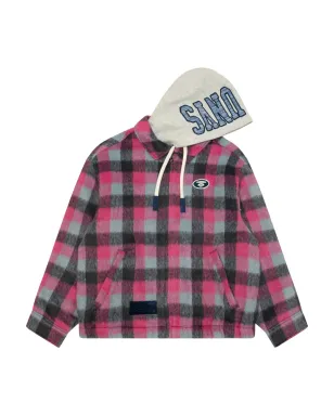 AAPE BY *A BATHING APE® チェック柄ジップアップジャケット - サムネイル3