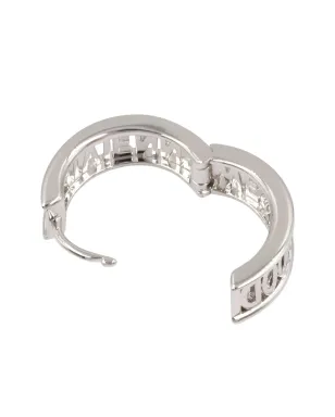 Vivienne Westwood ビンテージ アルファベット入りフープピアス - サムネイル4