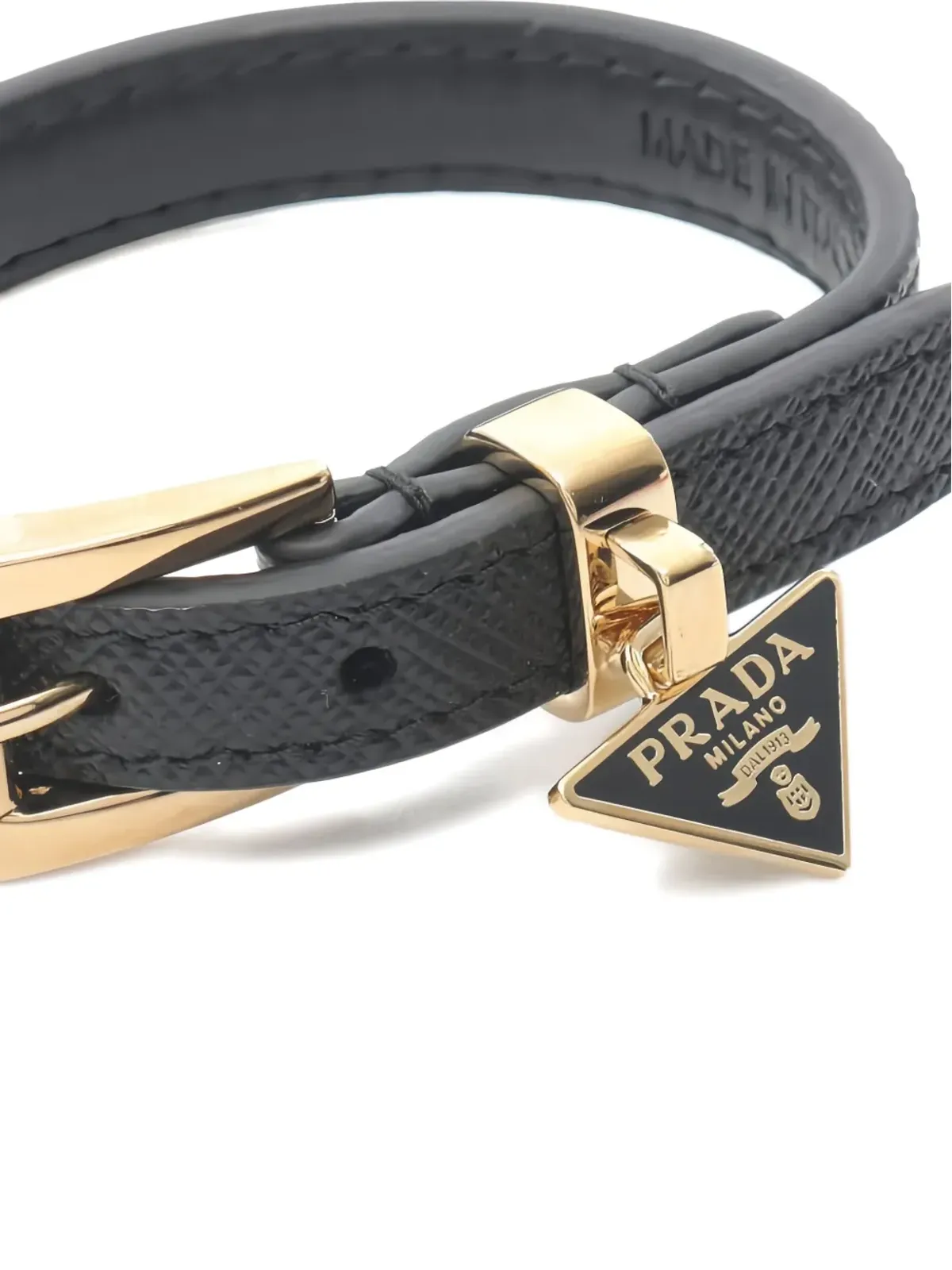 Prada Pre-Owned トライアングルロゴ ブレスレット - 画像4