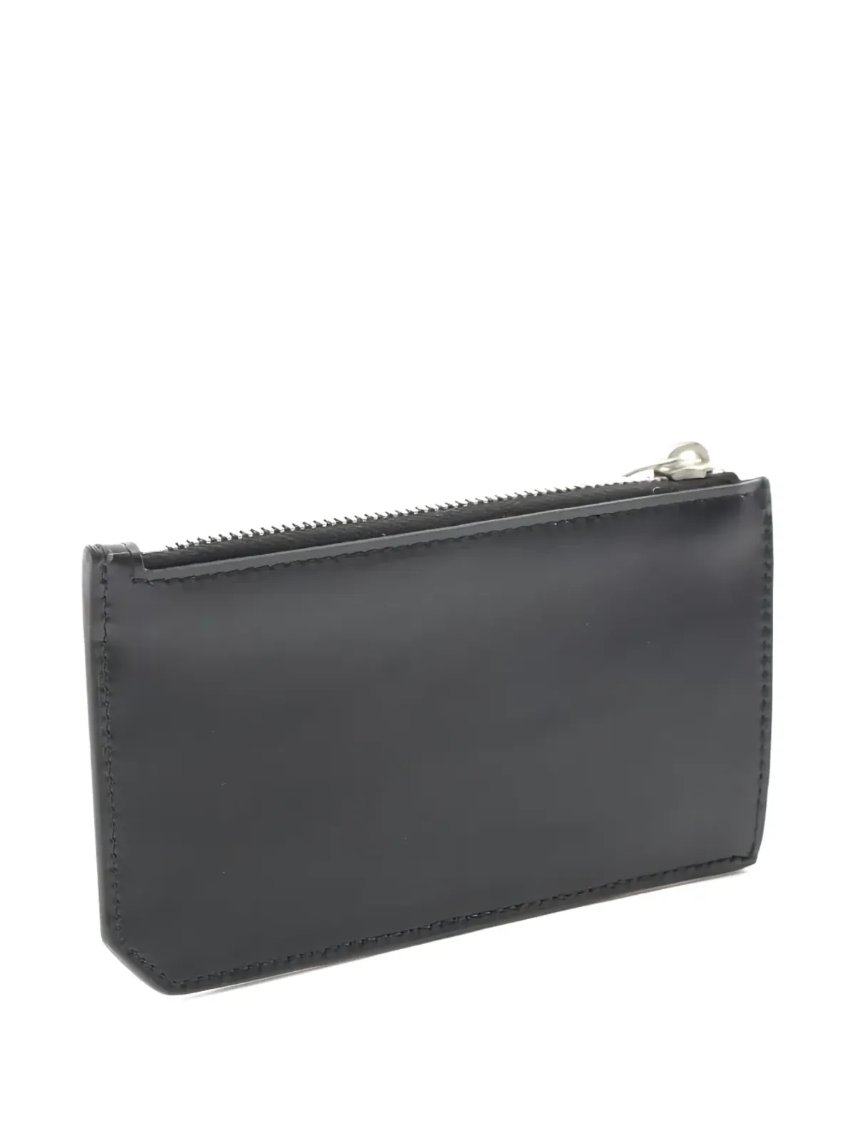 Saint Laurent ビンテージ 2020s モノグラム ジップ レザー カードホルダー ブラック - 画像2