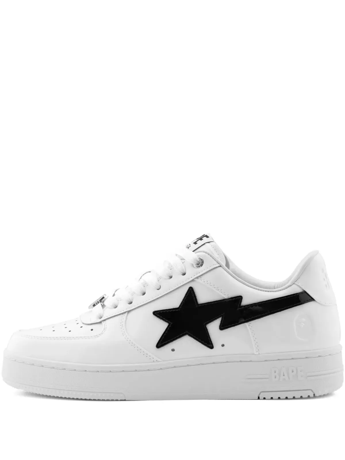 A BATHING APE® ロゴパッチスニーカー - 画像1