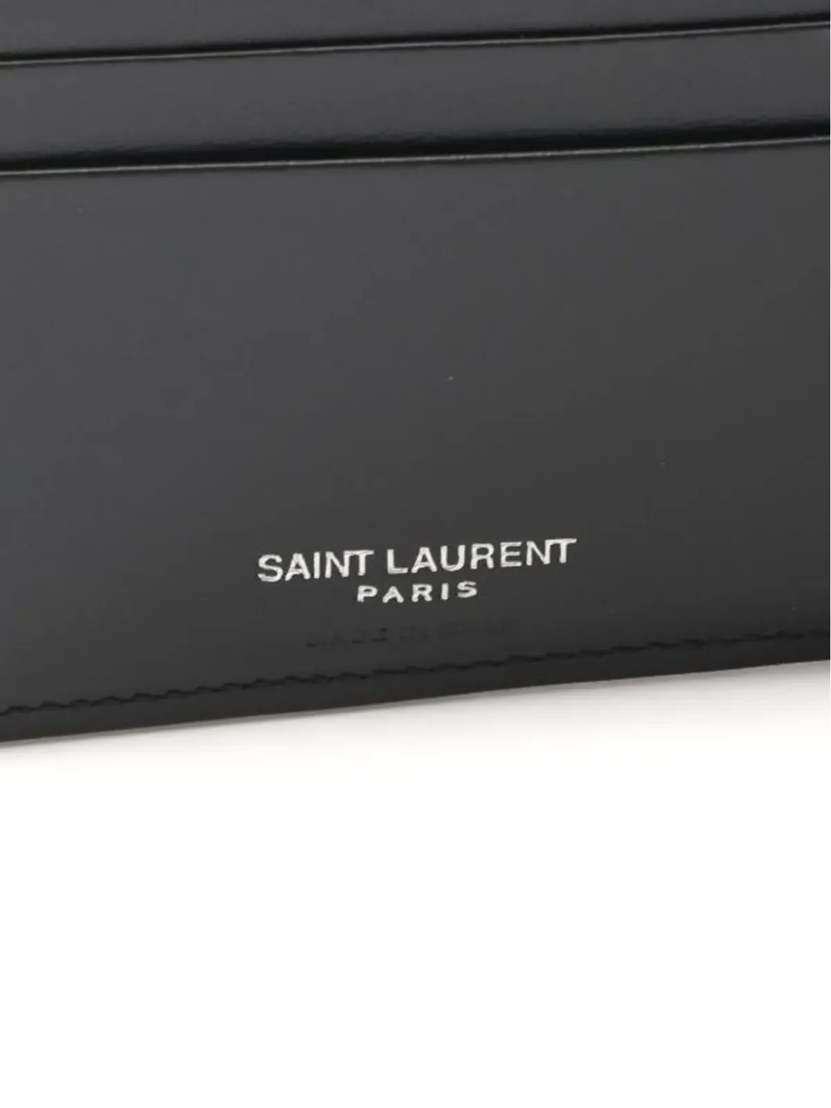 Saint Laurent ビンテージ Cassandre 二つ折り財布 - ブラック - 画像5