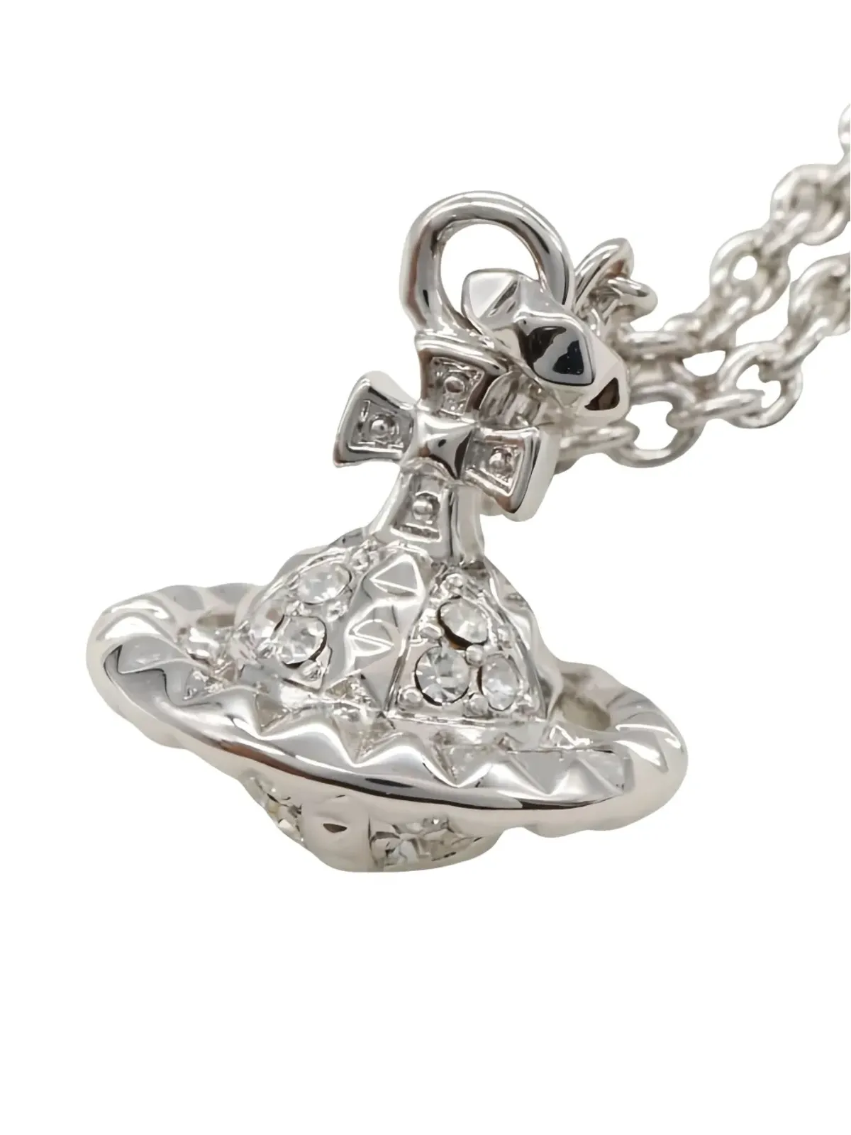 Vivienne Westwood Pre-Owned オーブ ペンダント ネックレス - シルバー - 画像3