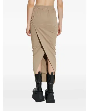 Rick Owens DRKSHDW プルオン ピラー ドローストリング マキシスカート - サムネイル4