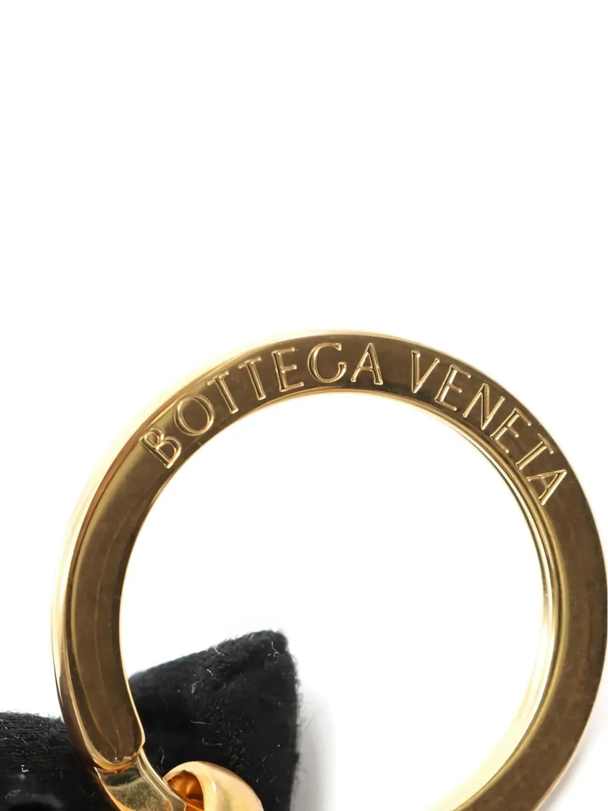 Bottega Veneta ビンテージ イントレチャート キーリング - グリーン - 画像4