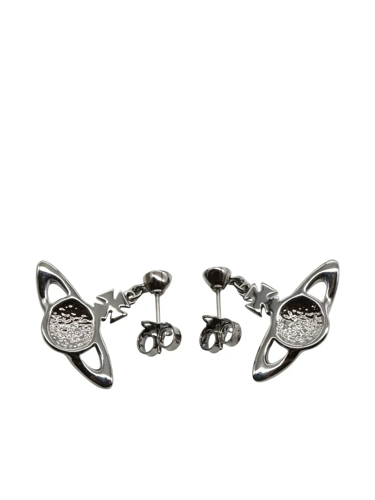 Vivienne Westwood Pre-Owned 2020s Orb-embellished earrings - Silver - 画像3