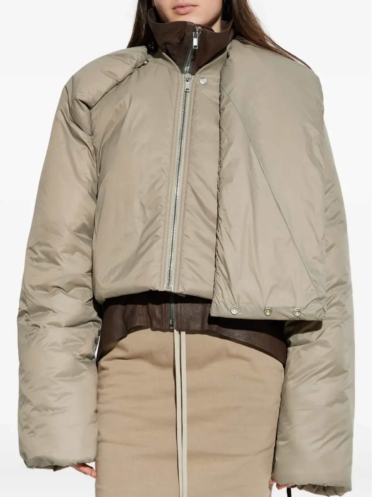 Rick Owens DRKSHDW ハイネックジップアップジャケット - 画像3