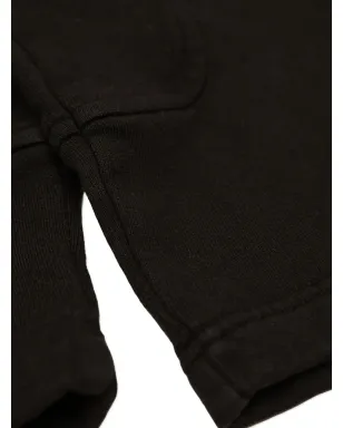 Rick Owens Kids Pods ドローストリングウエストショーツ - ブラック - サムネイル3
