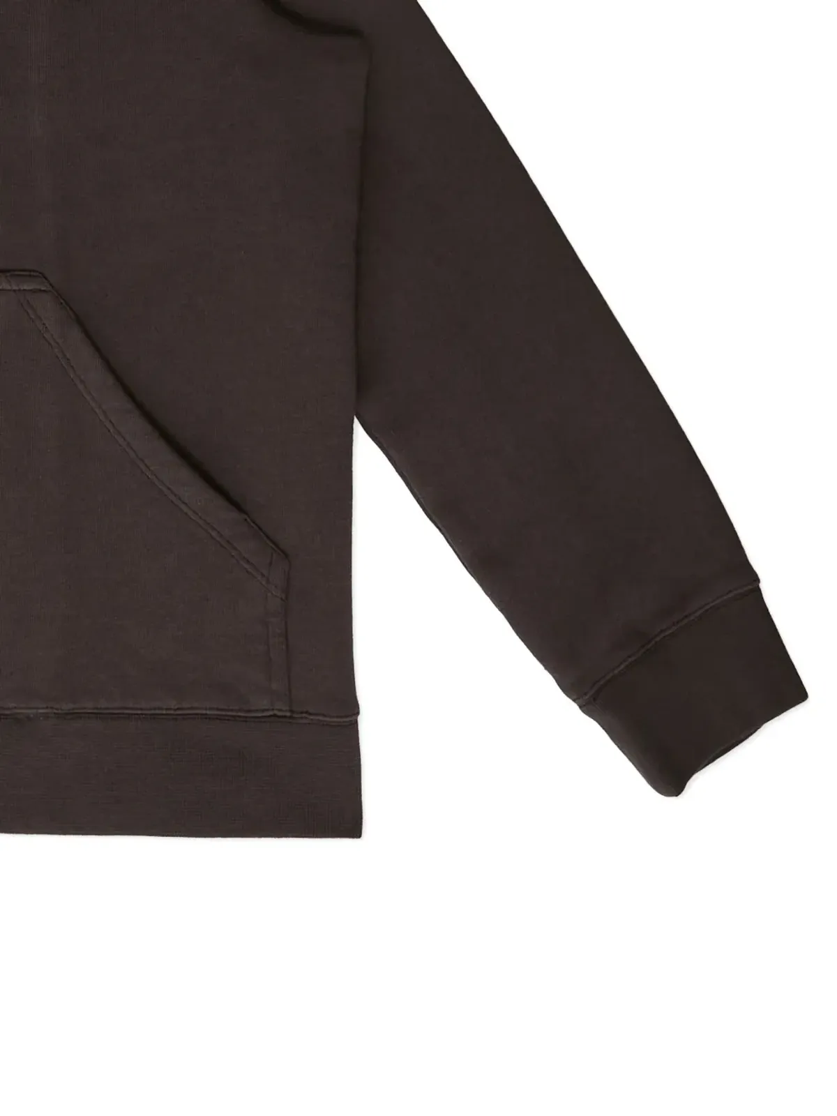 Rick Owens Kids ジップフードセーター（ブラウン） - 画像5