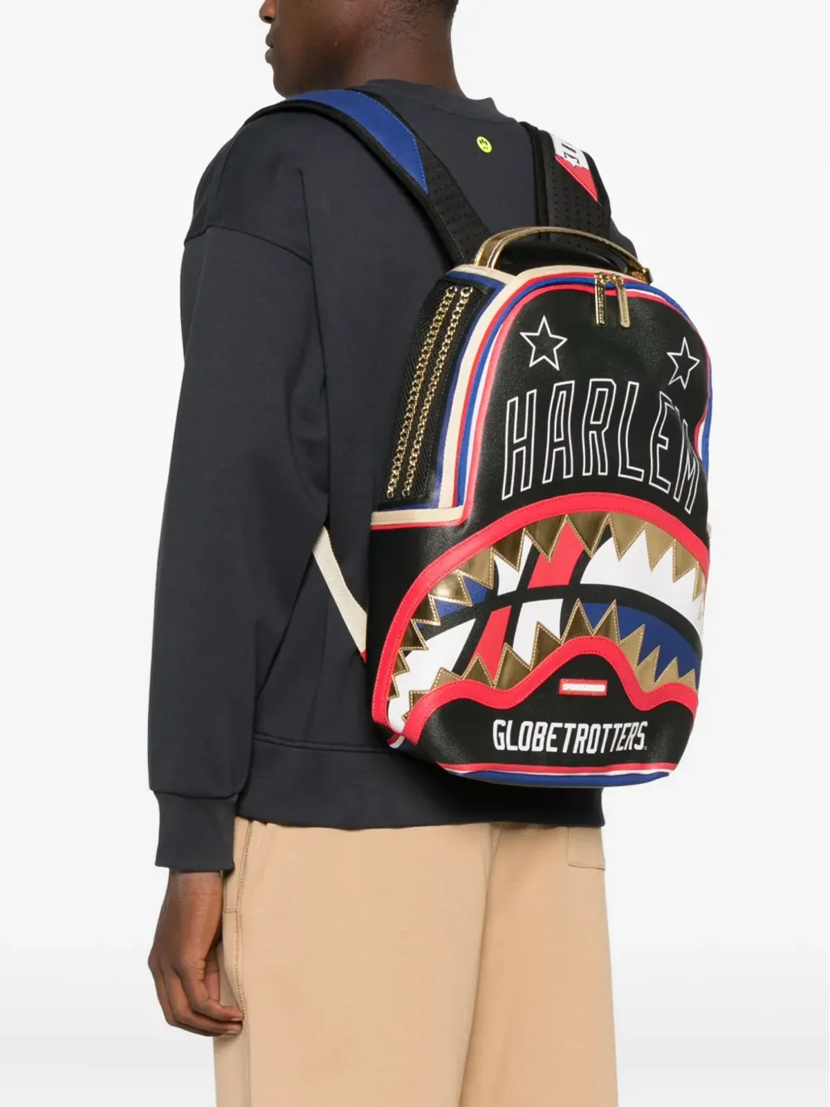 sprayground kid Harlem Globetrotters バックパック - ブラック - 画像2