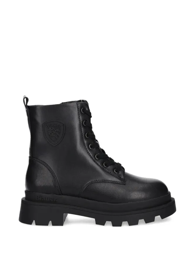 Blauer Blauer Kimmel lace-up lug-sole boots - Blackの商品画像