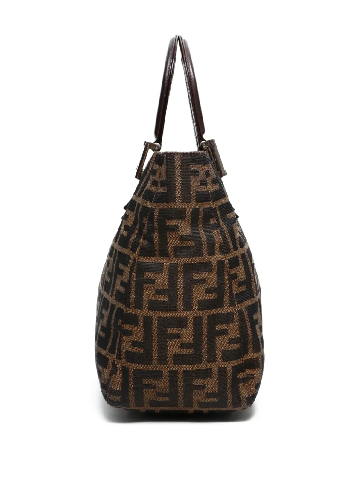Fendi ビンテージ 1990-2000s Zucca ハンドバッグ - Brown - 画像5