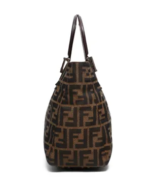 Fendi ビンテージ 1990-2000s Zucca ハンドバッグ - Brown - サムネイル5
