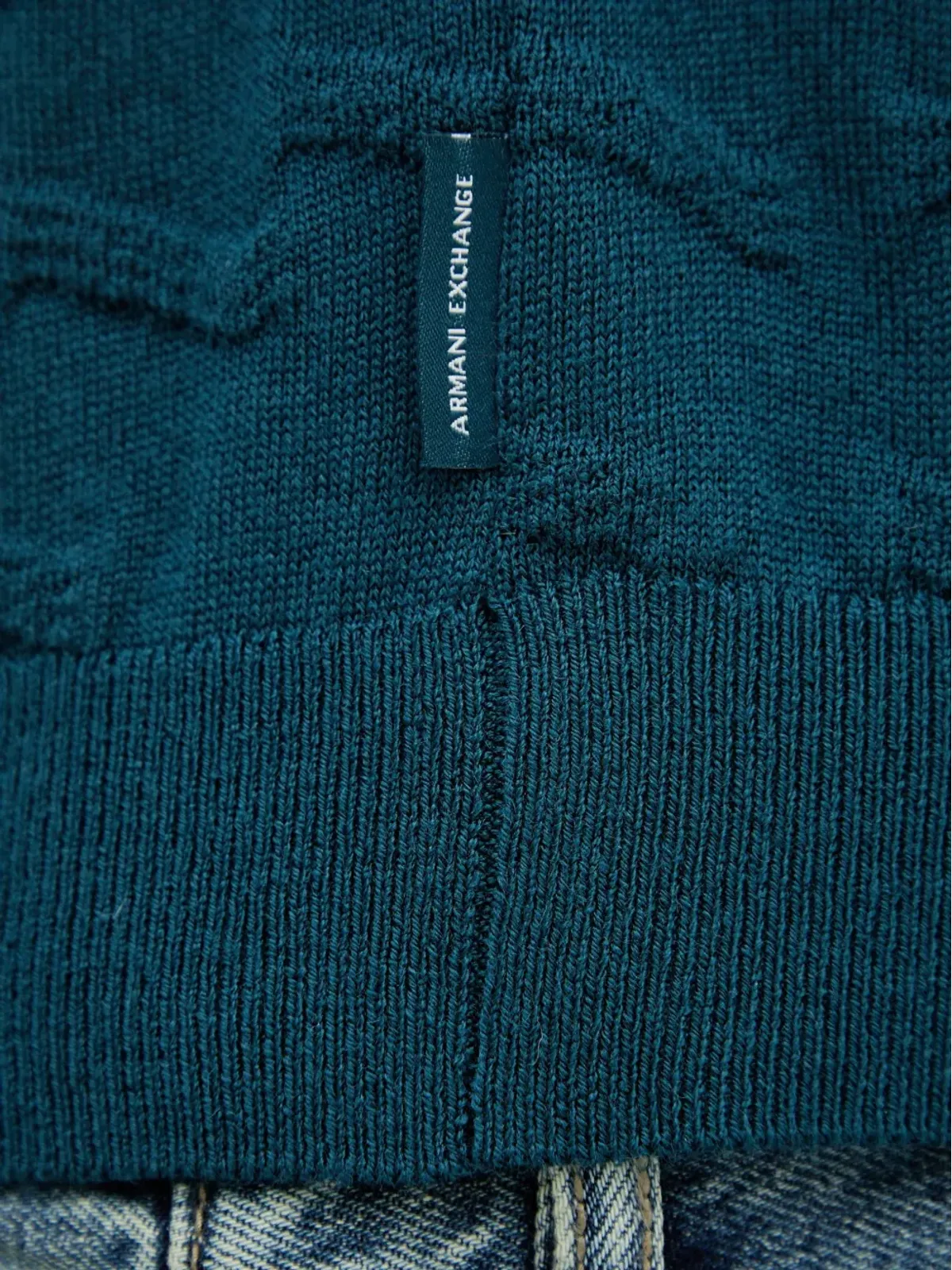 Armani Exchange 長袖クルーネックセーター - ブルー - 画像5