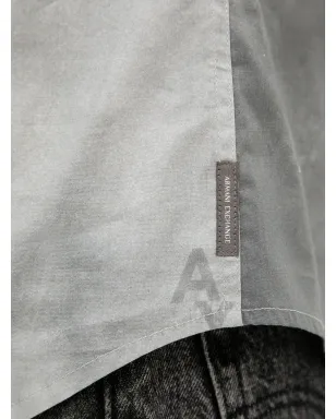 Armani Exchange 長袖ボタン留めシャツ - グレー - サムネイル5