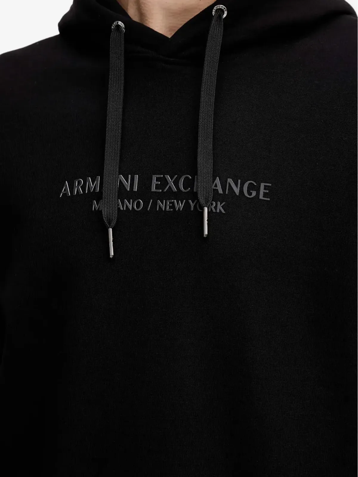 Armani Exchange ロングスリーブ ロゴディテール パーカー - 画像5