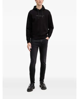 Armani Exchange ロングスリーブ ロゴディテール パーカー - サムネイル2