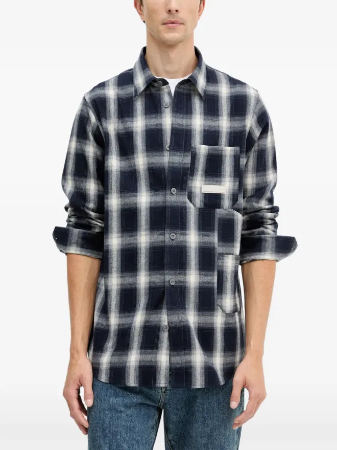Armani Exchange Armani Exchange チェック柄ポケットシャツの商品画像