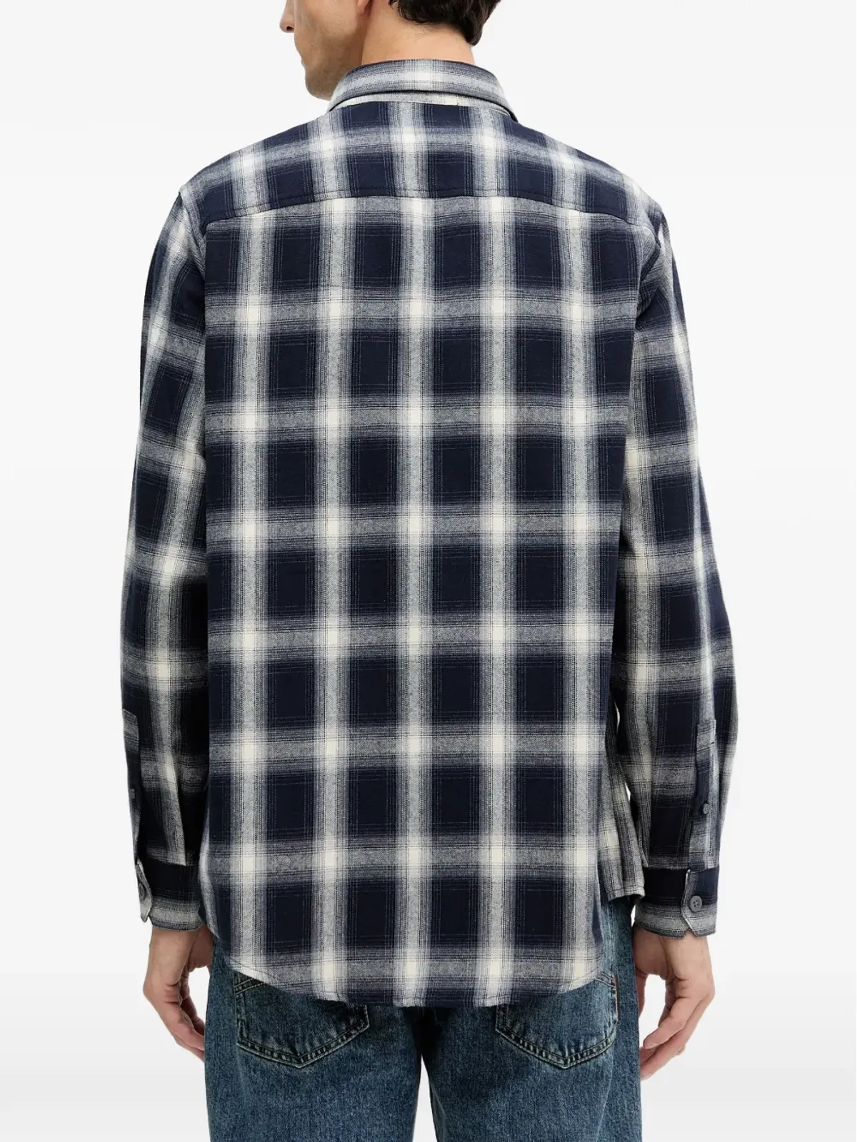 Armani Exchange チェック柄ポケットシャツ - 画像3