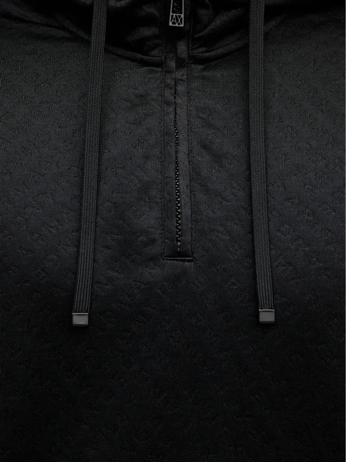 Armani Exchange パターン柄ジップフーディー - ブラック - 画像5