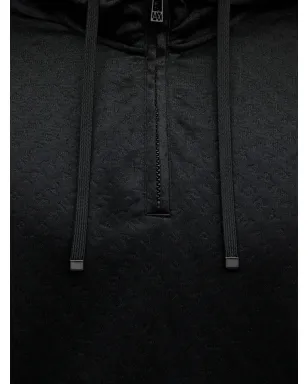 Armani Exchange パターン柄ジップフーディー - ブラック - サムネイル5