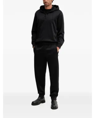 Armani Exchange パターン柄ジップフーディー - ブラック - サムネイル2
