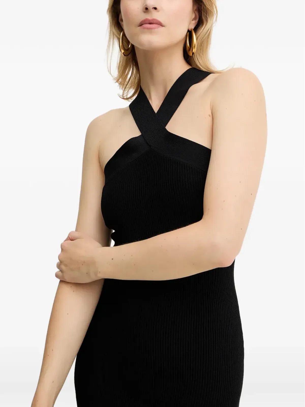 Armani Exchange ホルターネック ミニドレス - 画像4