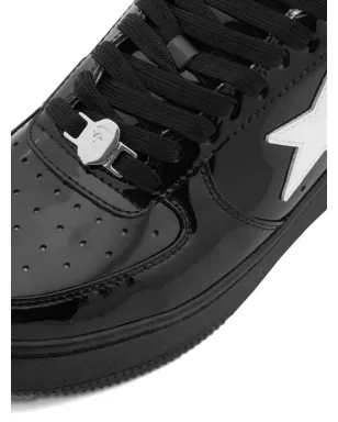 A BATHING APE® ロゴパッチ レースアップ スニーカー - ブラック - サムネイル5