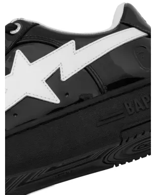 A BATHING APE® ロゴパッチ レースアップ スニーカー - ブラック - サムネイル4
