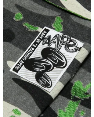 AAPE BY *A BATHING APE® カモフラージュ柄パンツ - ブラック - サムネイル5