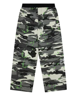 AAPE BY *A BATHING APE® カモフラージュ柄パンツ - ブラック - サムネイル2