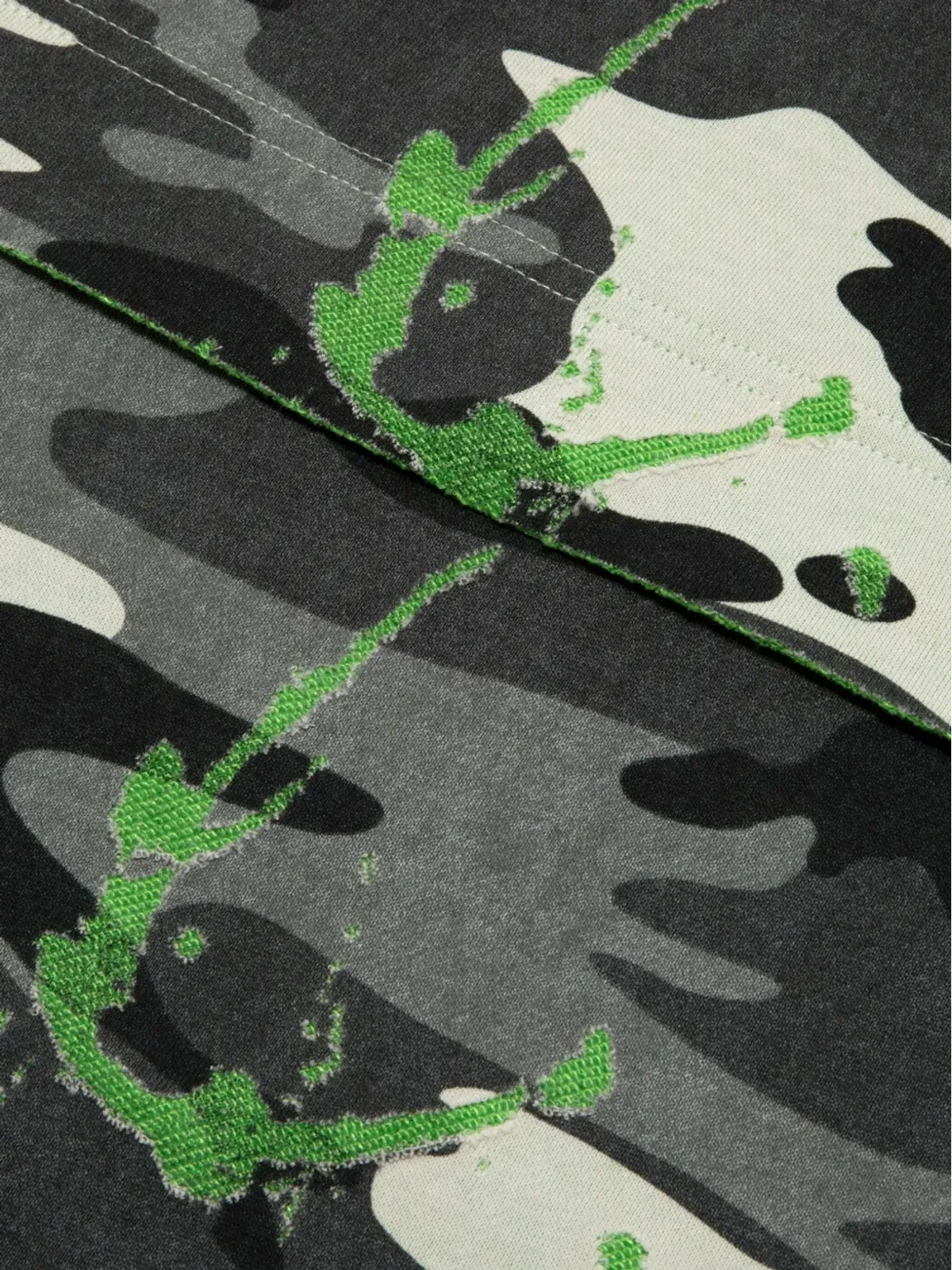 AAPE BY *A BATHING APE® カモフラージュ柄パンツ - ブラック - 画像3
