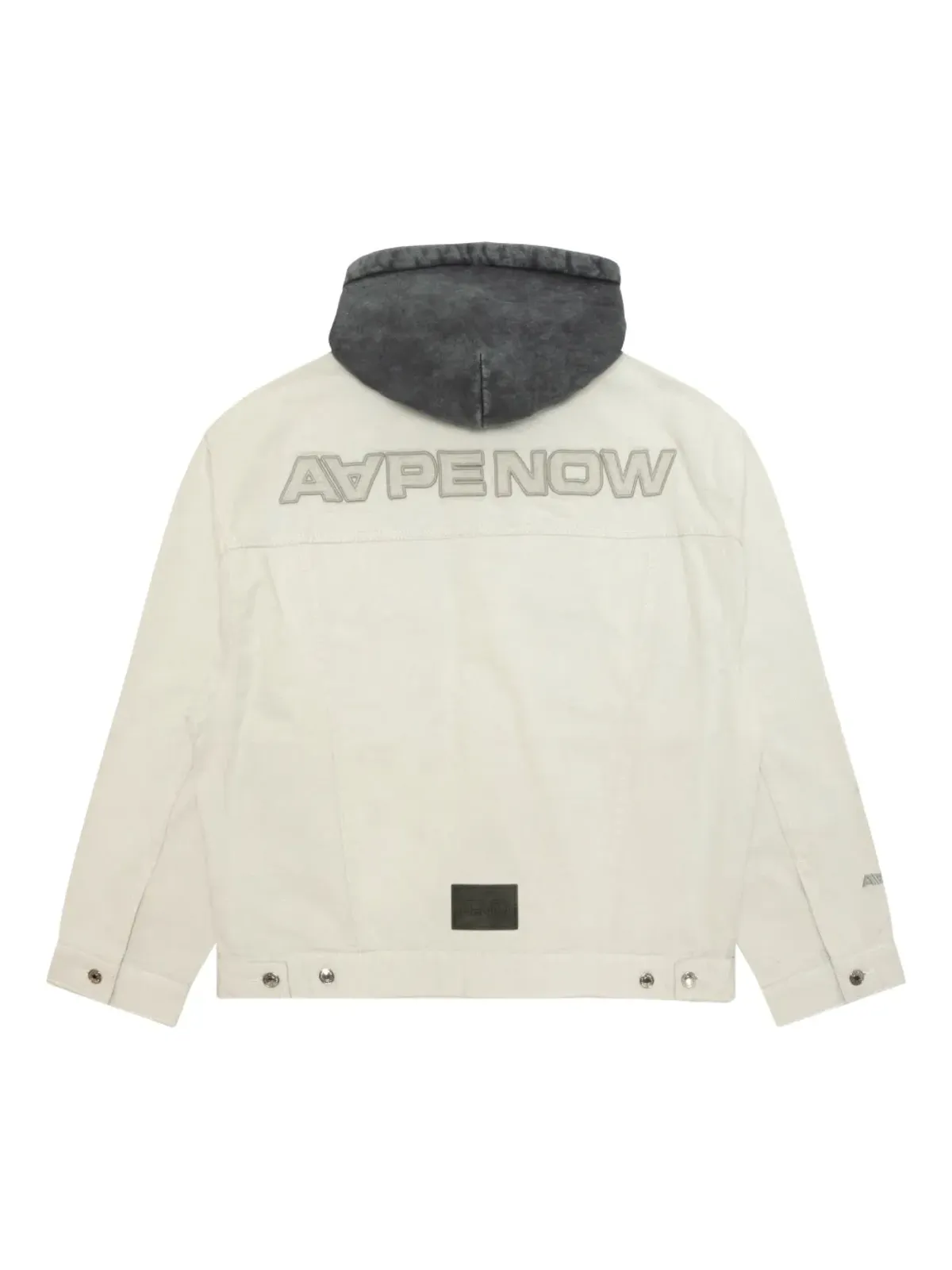 AAPE BY *A BATHING APE® ボタンフロント フード付きジャケット - 画像2