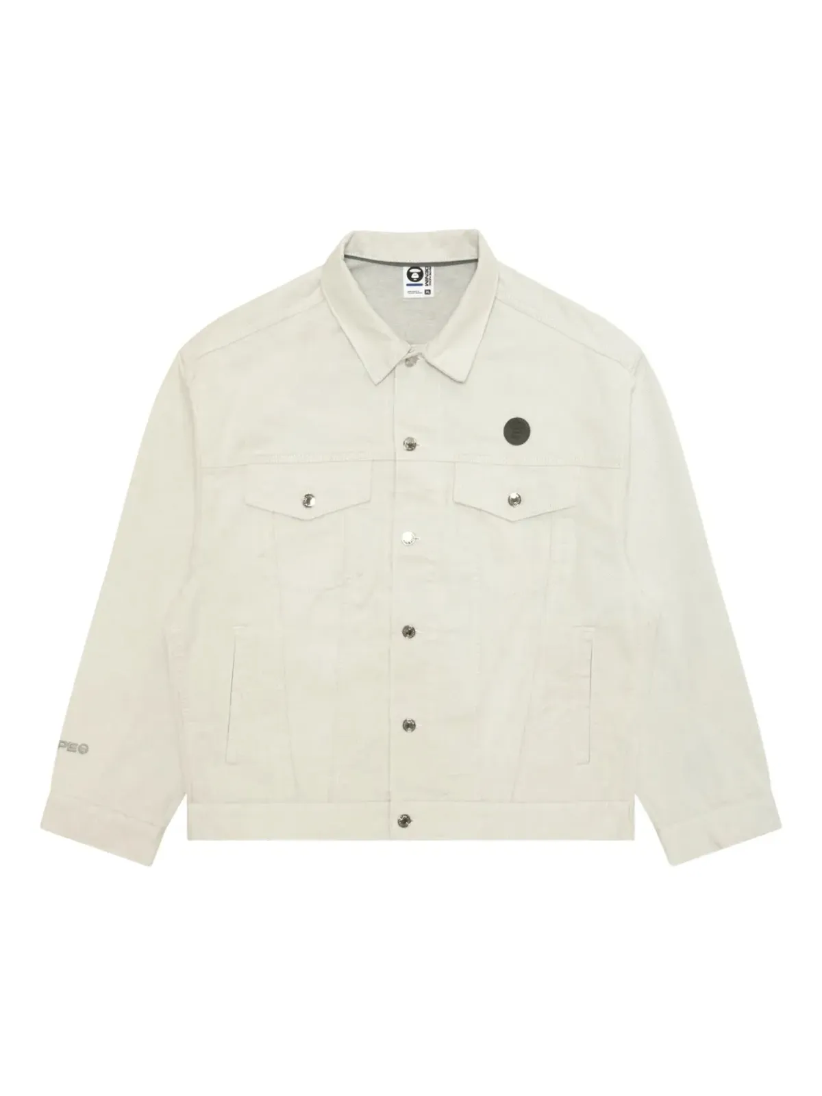 AAPE BY *A BATHING APE® ボタンフロント フード付きジャケット - 画像3