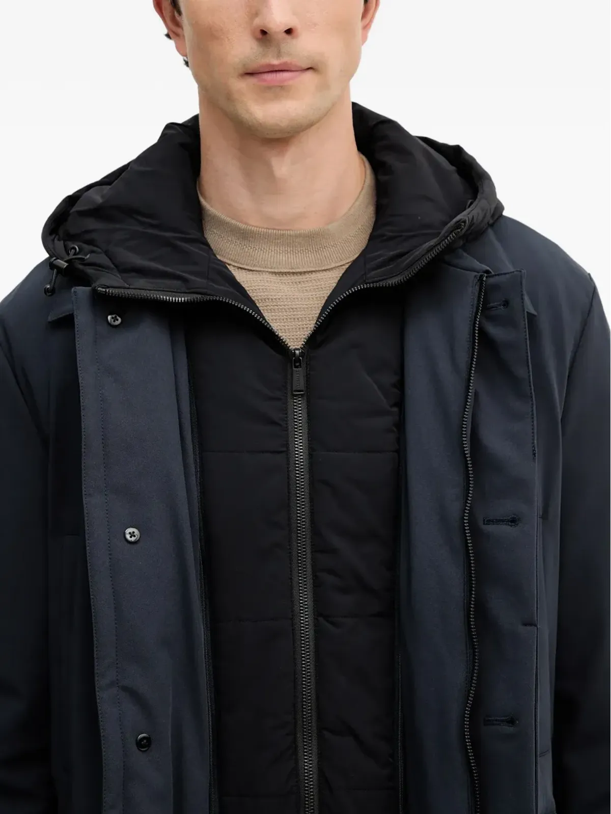 Trussardi hooded jacket - Blue - 画像5