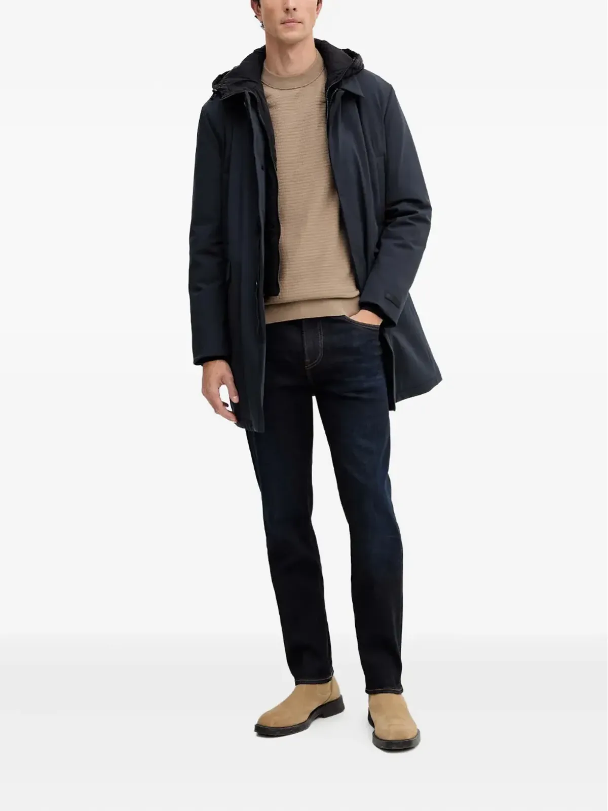 Trussardi hooded jacket - Blue - 画像2