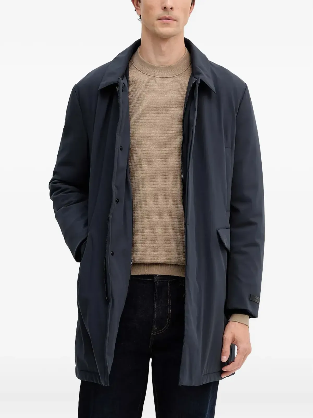Trussardi hooded jacket - Blue - 画像3