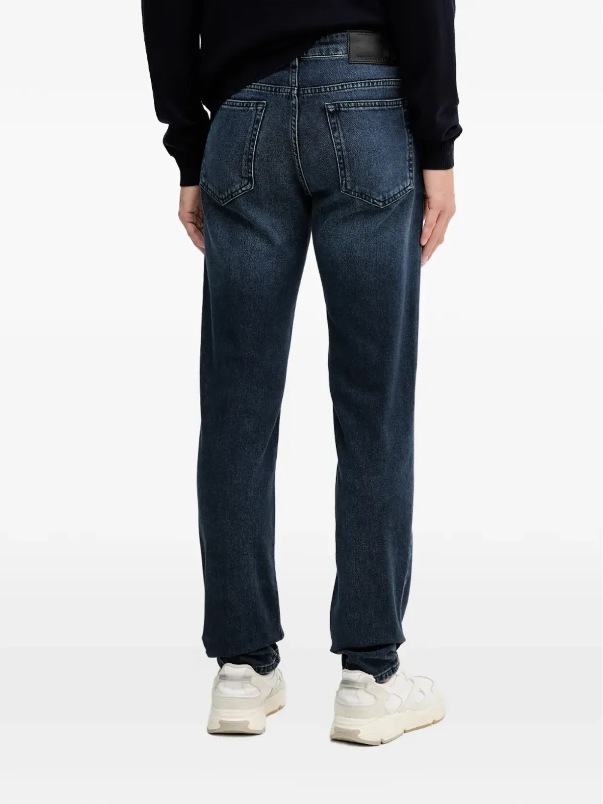 Trussardi デニムパッチジーンズ - 画像3