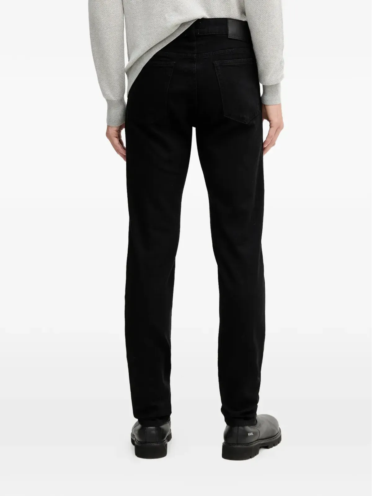 Trussardi ブラックのストレートジーンズ - 画像3