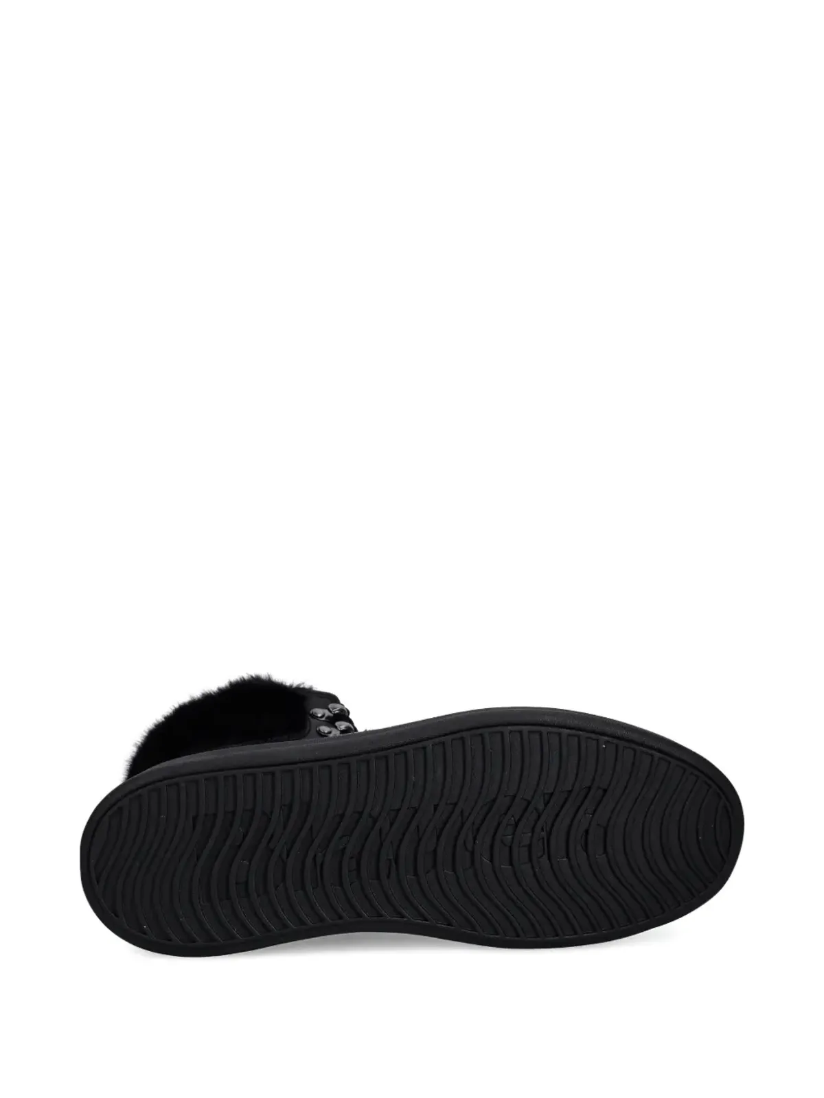 Blauer Emery01 フェイクファー レースアップ ブーツ - ブラック - 画像5