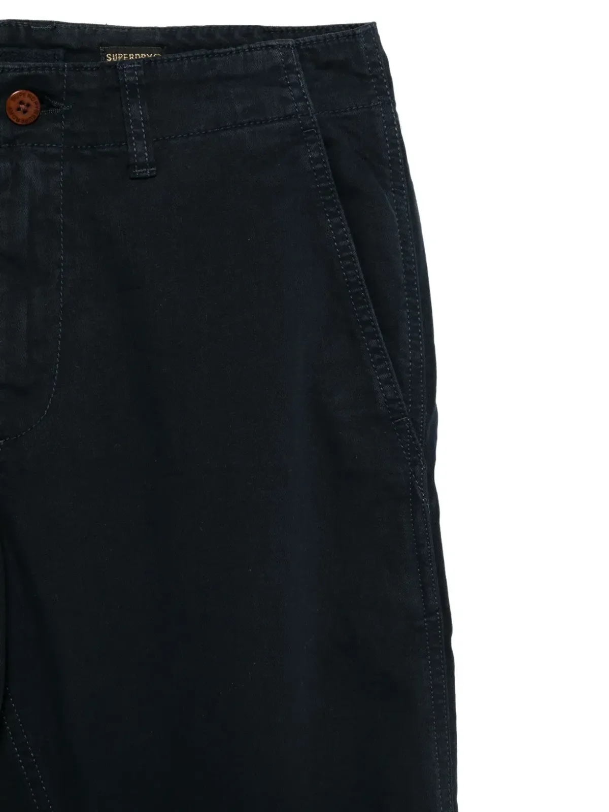 Superdry ボタンポケットパンツ ブルー - 画像3