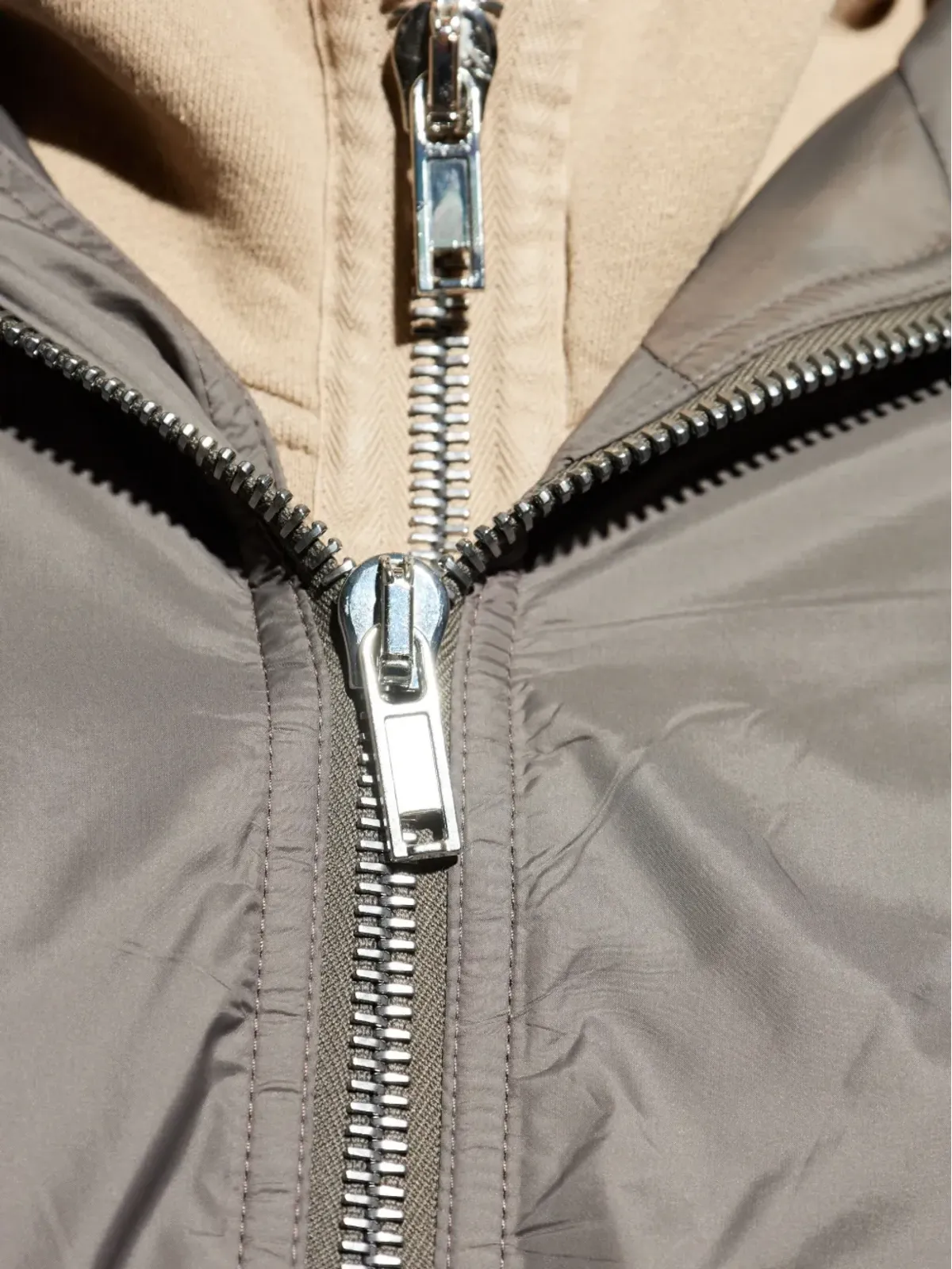 Rick Owens DRKSHDW フード付きジップコート - 画像5