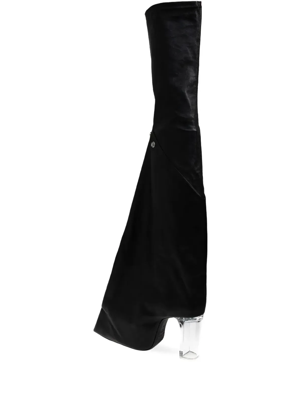 Rick Owens オーバーザニー ブーツ クリアヒール レザー - 画像1