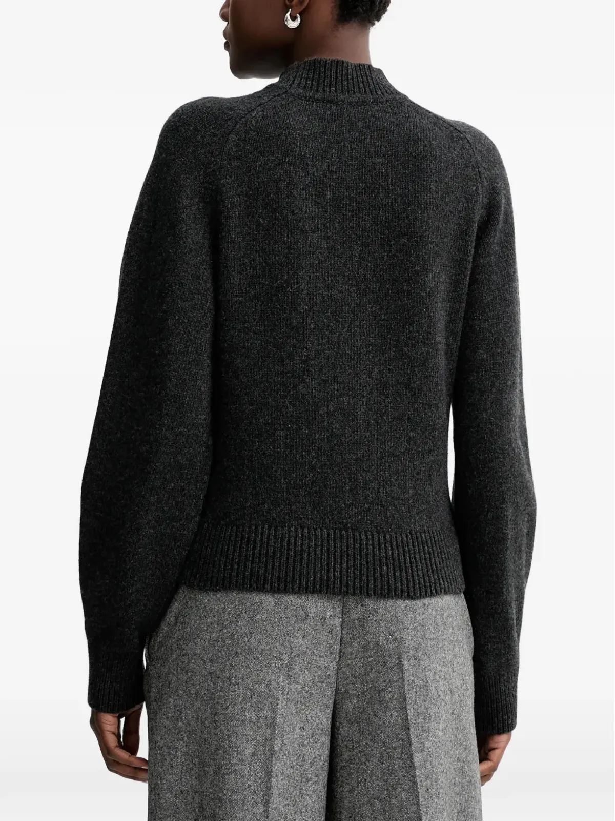 Sessùn wool blend sweater - Grey - 画像3